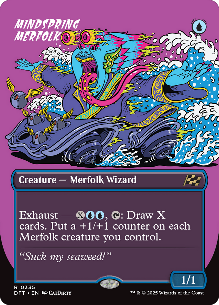 Mindspring Merfolk (DFT-335) - [Aetherdrift] (Borderless)