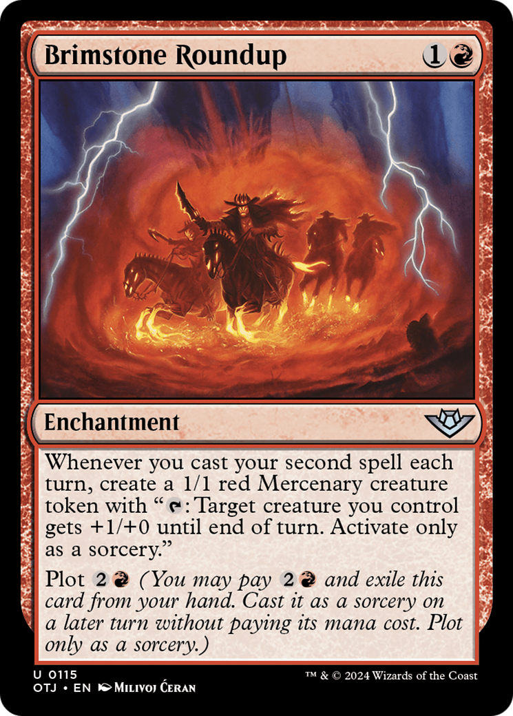 Brimstone Roundup (OTJ-115) - [Outlaws of Thunder Junction] Foil