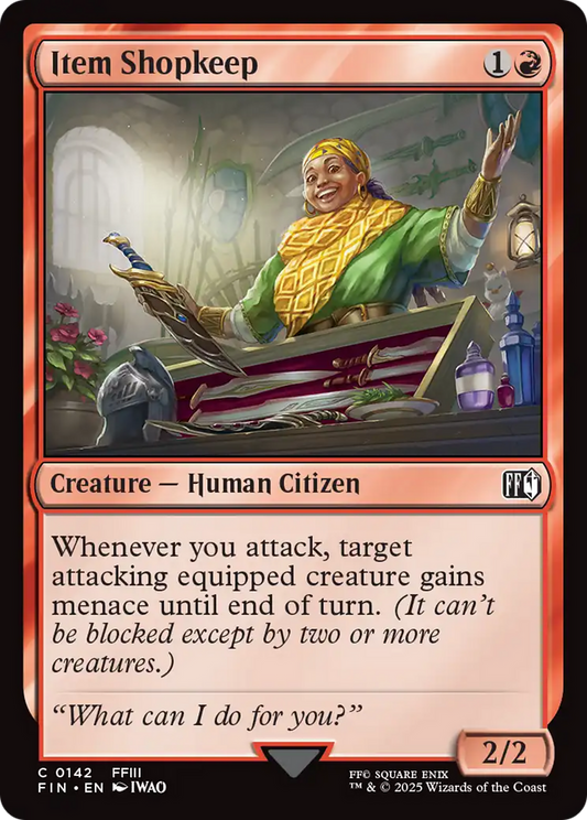 Item Shopkeep (FIN-142) - [FINAL FANTASY]