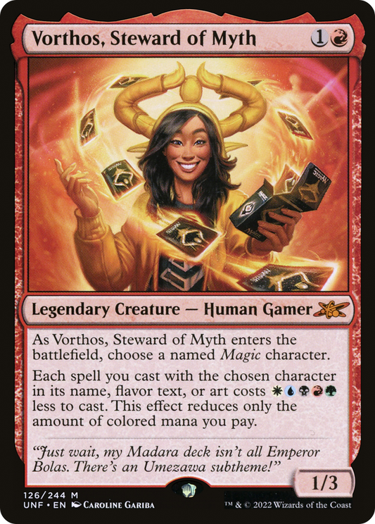 Vorthos, Steward of Myth (UNF-126) - [Unfinity] Foil
