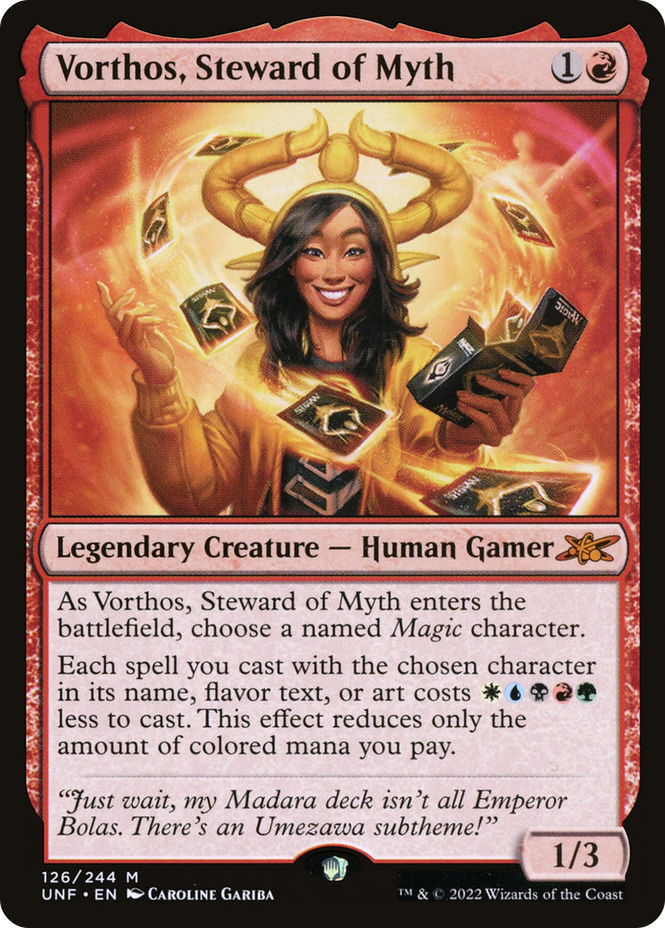 Vorthos, Steward of Myth (UNF-126) - [Unfinity]