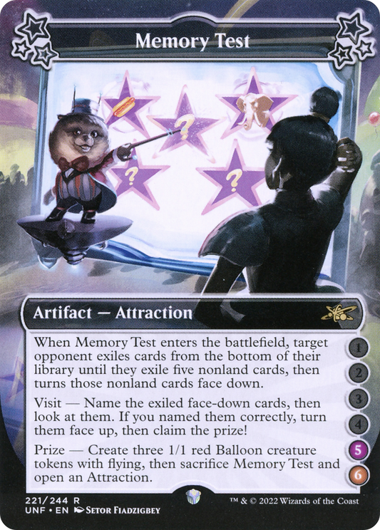 Memory Test (UNF-221B) - [Unfinity] Foil