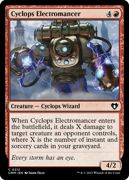 Cyclops Electromancer (CMM-212) - [Commander Masters]