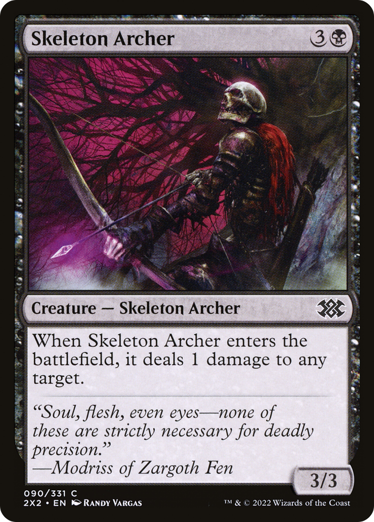 Skeleton Archer (2X2-090) - [Double Masters 2022] Foil