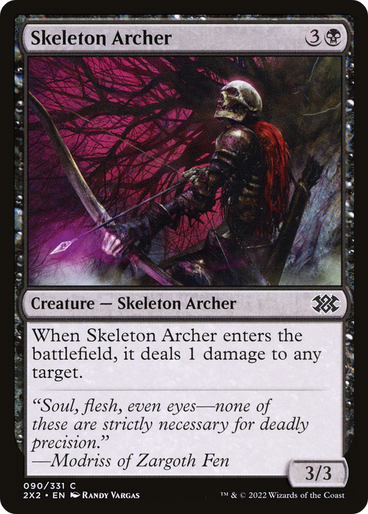 Skeleton Archer (2X2-090) - [Double Masters 2022] Foil