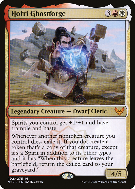 Hofri Ghostforge (STX-192) - [Strixhaven: School of Mages] Foil