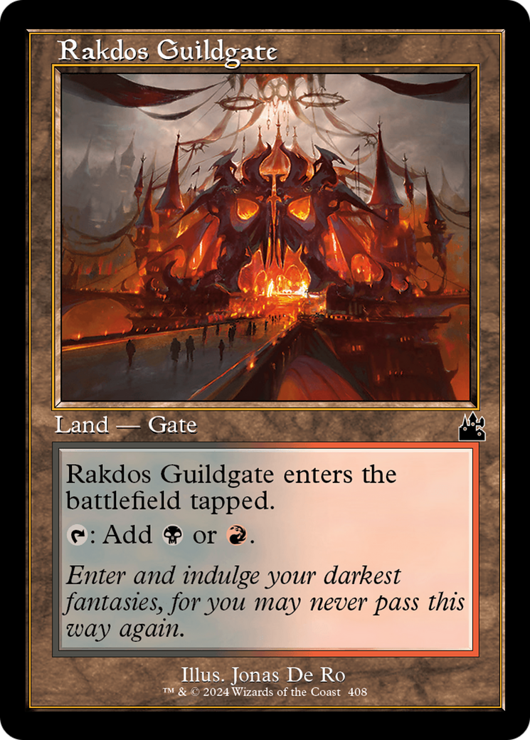 Rakdos Guildgate (RVR-408) - [Ravnica Remastered] Foil