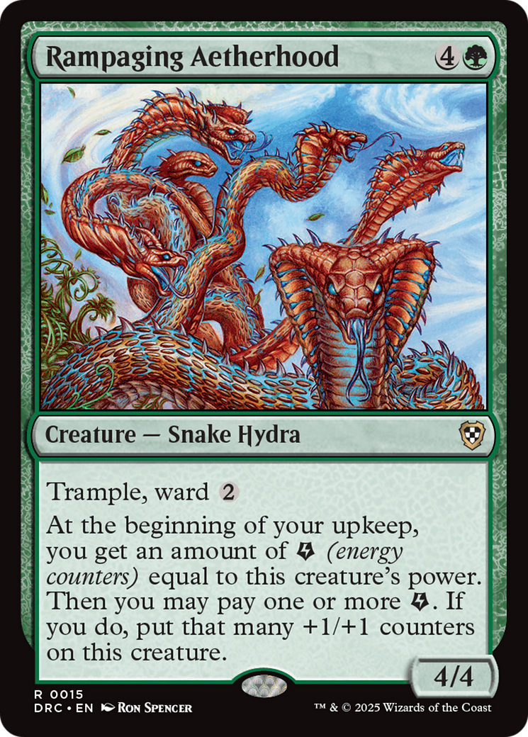 Rampaging Aetherhood (DRC-015) - [Commander: Aetherdrift]