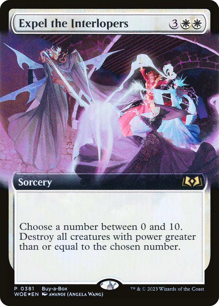 Expel the Interlopers (BABP-381) - [Wilds of Eldraine]: (Extended Art) Foil