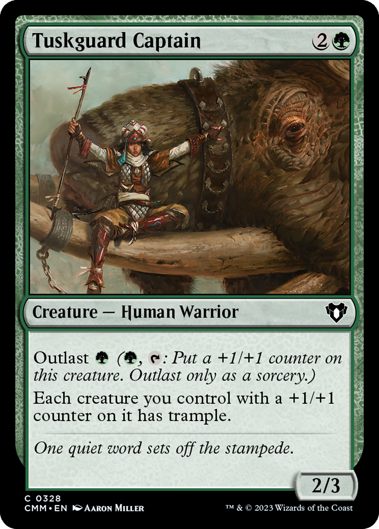 Tuskguard Captain (CMM-328) - [Commander Masters]