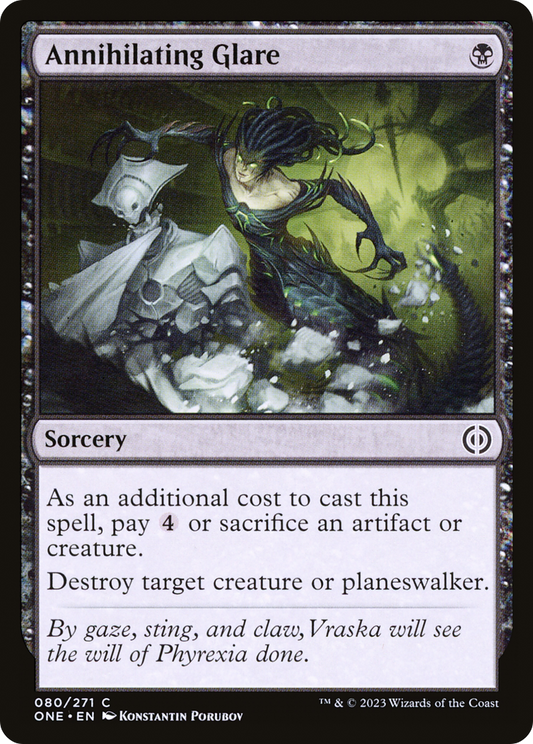 Annihilating Glare (ONE-080) - [Phyrexia: All Will Be One]
