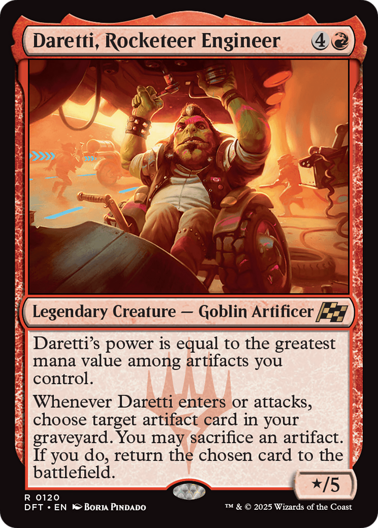 Daretti, Rocketeer Engineer (DFT-120) - [Aetherdrift] Foil