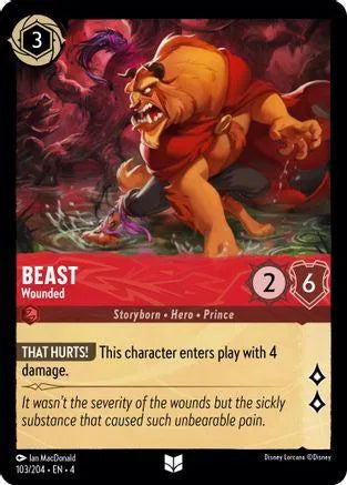 Beast - Wounded (103/204) Cold Foil - Ursulas Return - Emmett's ToyStop