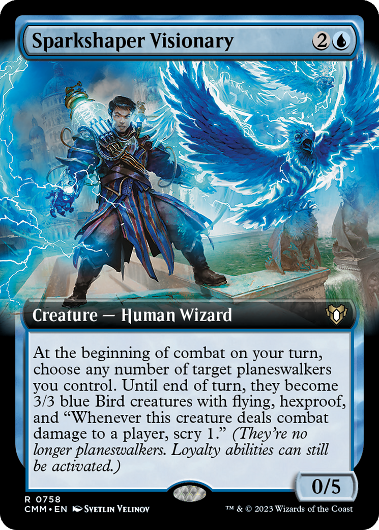 Sparkshaper Visionary (CMM-758) - [Commander Masters]: (Extended Art)