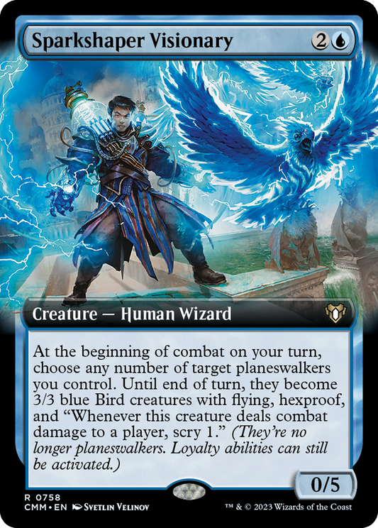 Sparkshaper Visionary (CMM-758) - [Commander Masters]: (Extended Art)