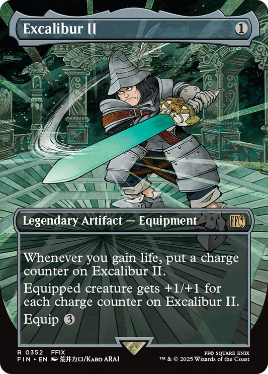 Excalibur II (FIN-352) - [FINAL FANTASY] (Borderless)