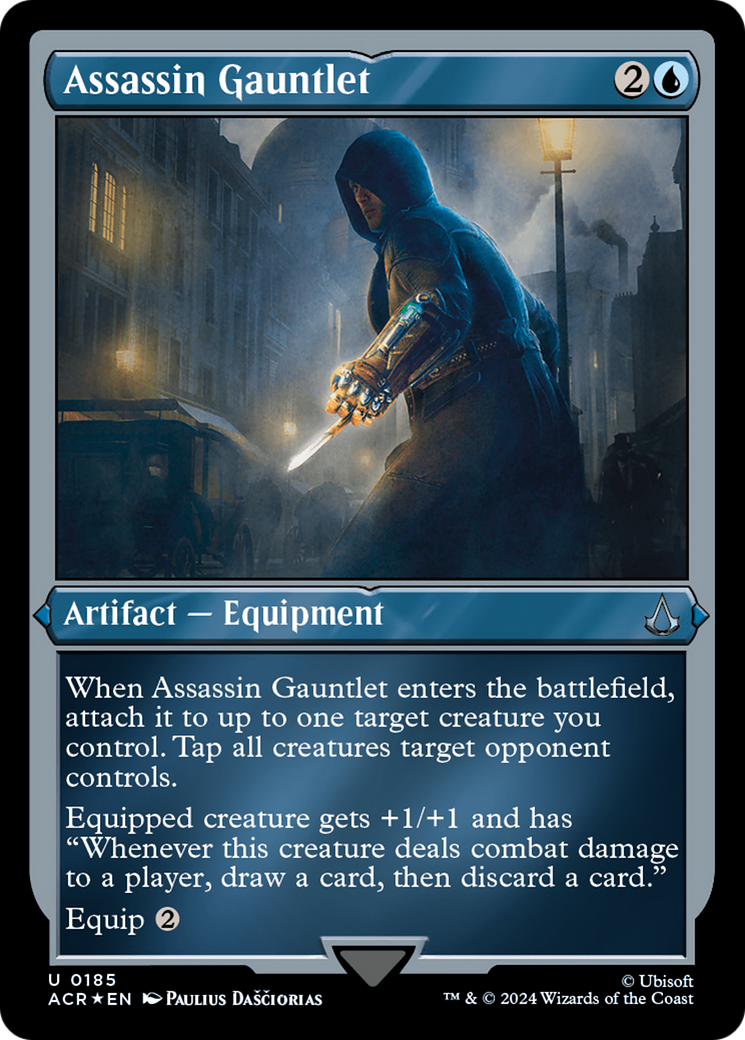 Assassin Gauntlet (ACR-185) - [Assassin's Creed] Etched Foil