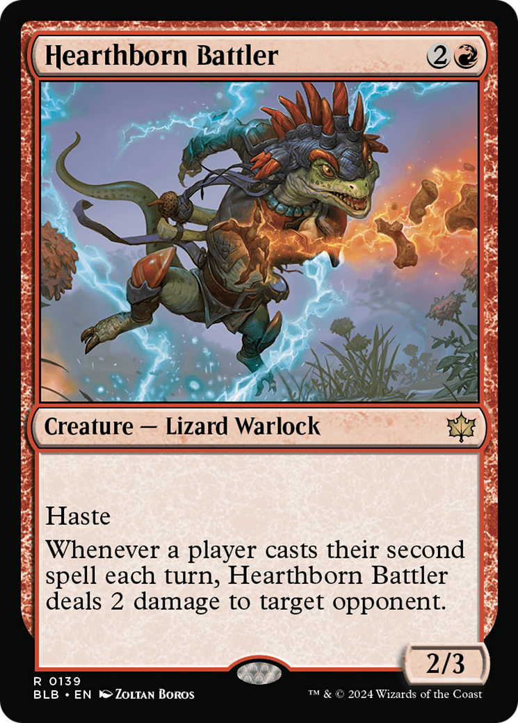 Hearthborn Battler (BLB-139) - [Bloomburrow] Foil