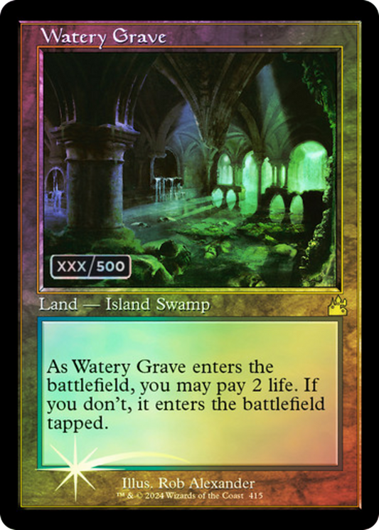Watery Grave (RVR-415Z) - [Ravnica Remastered] Foil
