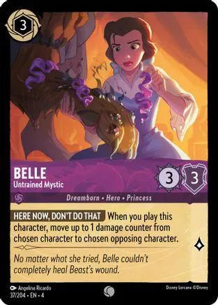 Belle - Untrained Mystic (37/204) Cold Foil - Ursulas Return - Emmett's ToyStop