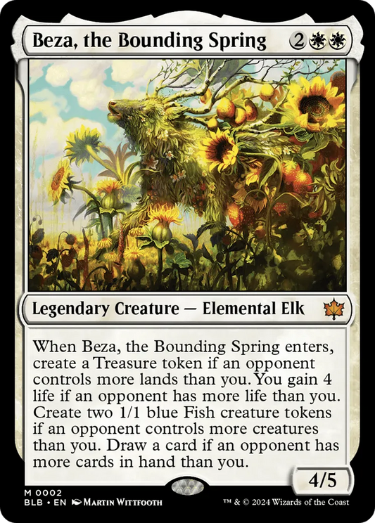 Beza, the Bounding Spring (BLB-002) - [Bloomburrow] Foil - Emmett's ToyStop