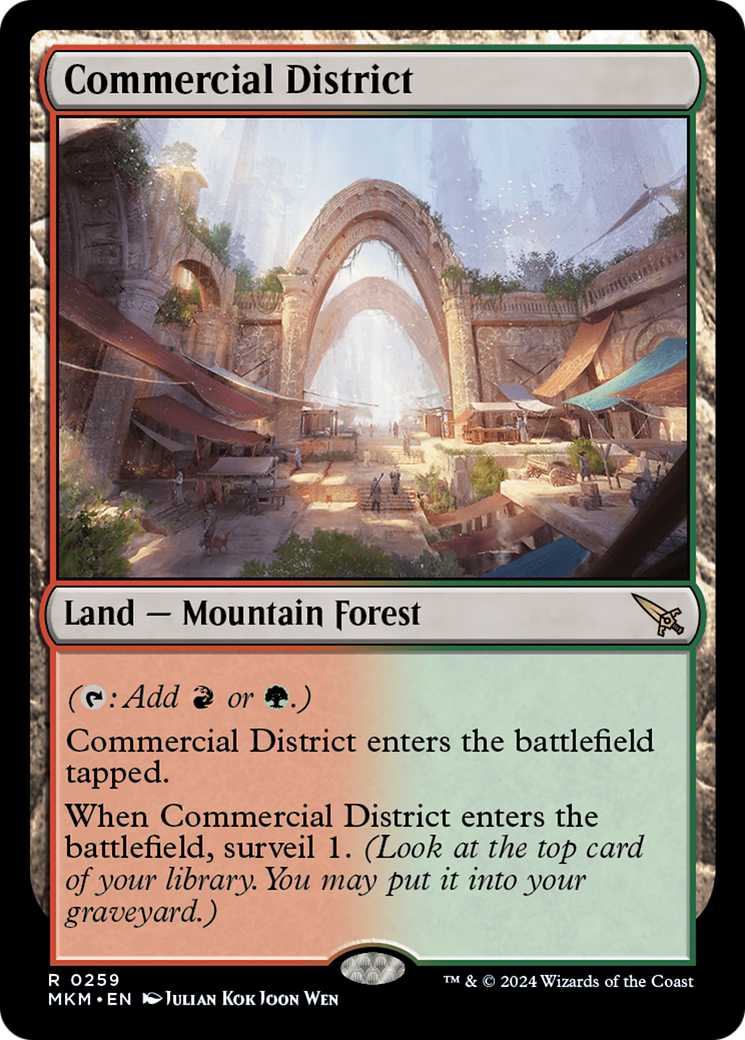 Commercial District (MKM-259) - [Murders at Karlov Manor] Foil