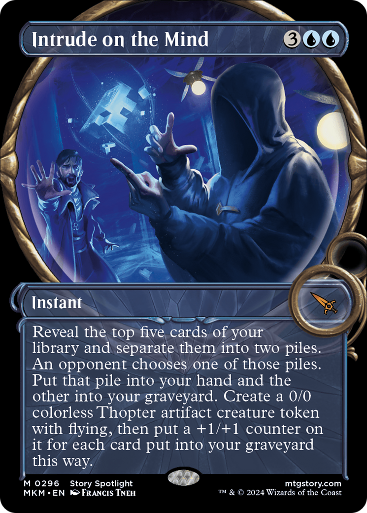 Intrude on the Mind (MKM-296) - [Murders at Karlov Manor]: (Showcase) Foil