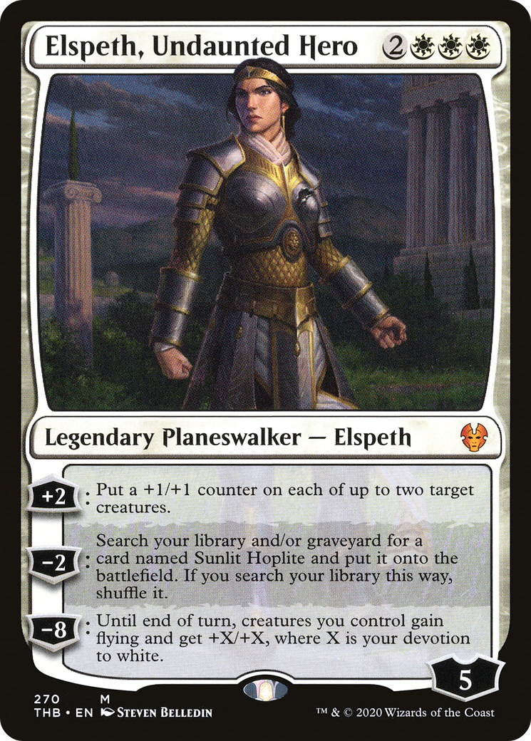 Elspeth, Undaunted Hero (THB-270) - [Theros Beyond Death] Foil