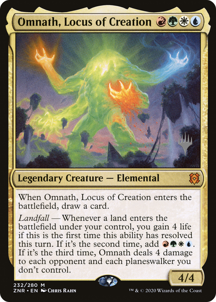 Omnath, Locus of Creation (PPZNR-232) - [Zendikar Rising Promos]