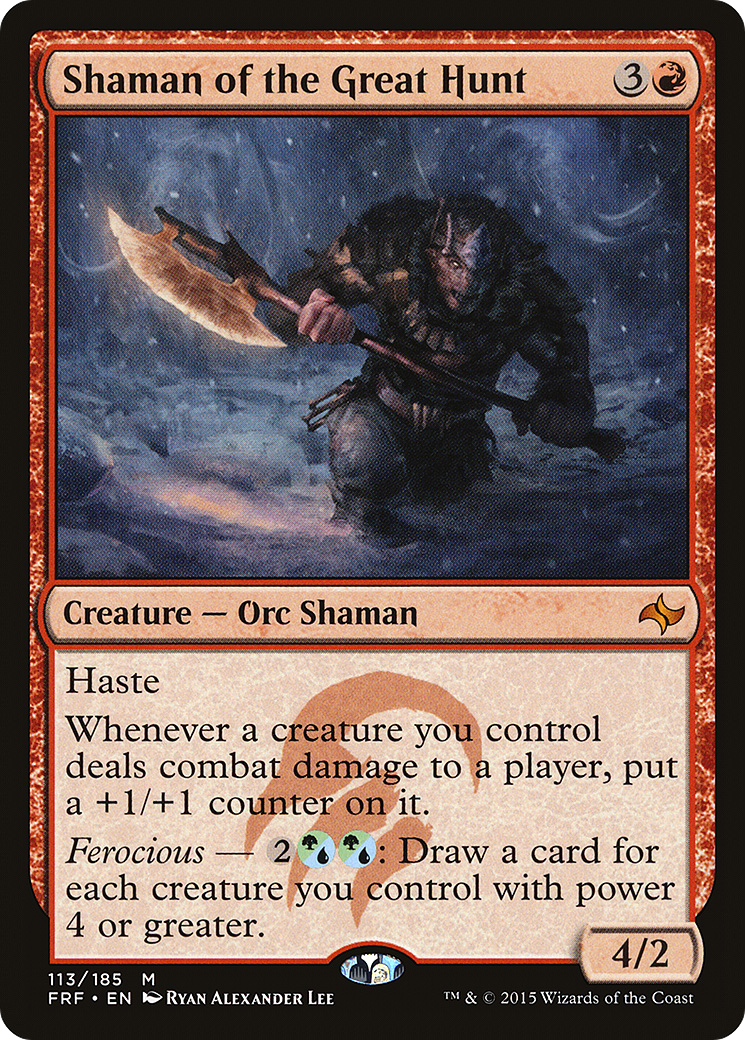 Shaman of the Great Hunt (FRF-113) - [Fate Reforged] Foil