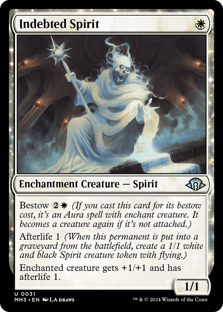 Esprit endetté (MH3-031) - [Modern Horizons 3] Foil 