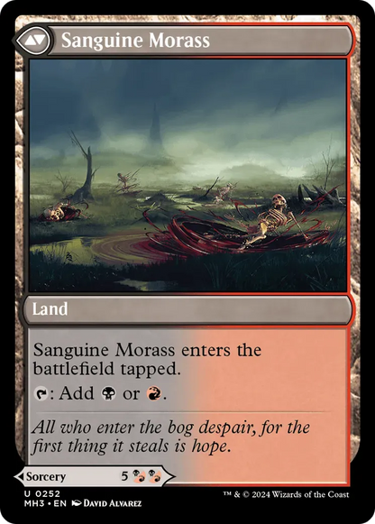 Bloodsoaked Insight // Sanguine Morass (MH3-252) - [Modern Horizons 3] - Emmett's ToyStop