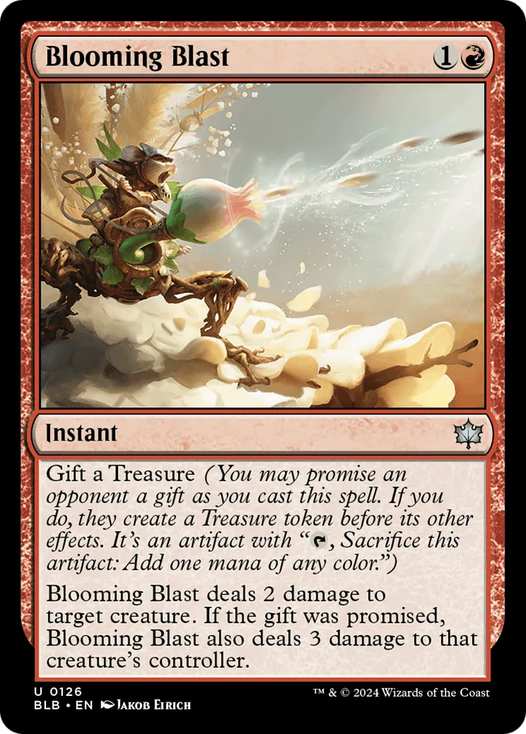 Blooming Blast (BLB-126) - [Bloomburrow] Foil - Emmett's ToyStop