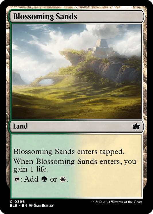 Blossoming Sands (BLB-396) - [Bloomburrow] - Emmett's ToyStop