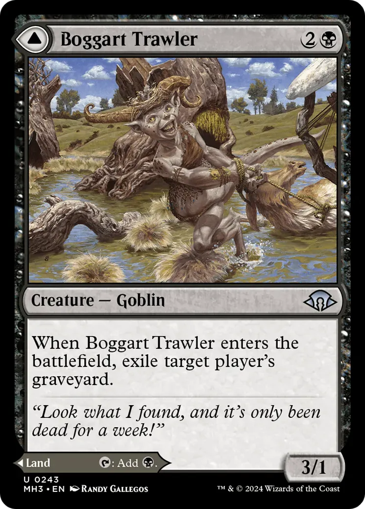 Boggart Trawler // Boggart Bog (MH3-243) - [Modern Horizons 3] Foil - Emmett's ToyStop