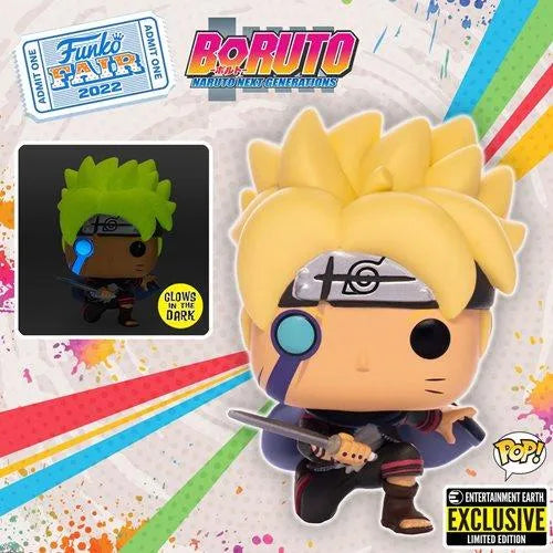 Boruto with Marks Glow-in-the-Dark Funko Pop! Vinyl Figure - Entertainment Earth Exclusive - Emmett's ToyStop