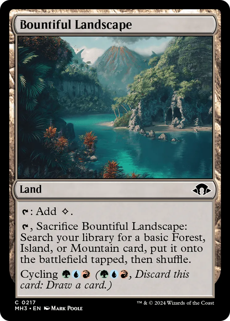 Bountiful Landscape (MH3-217) - [Modern Horizons 3] - Emmett's ToyStop