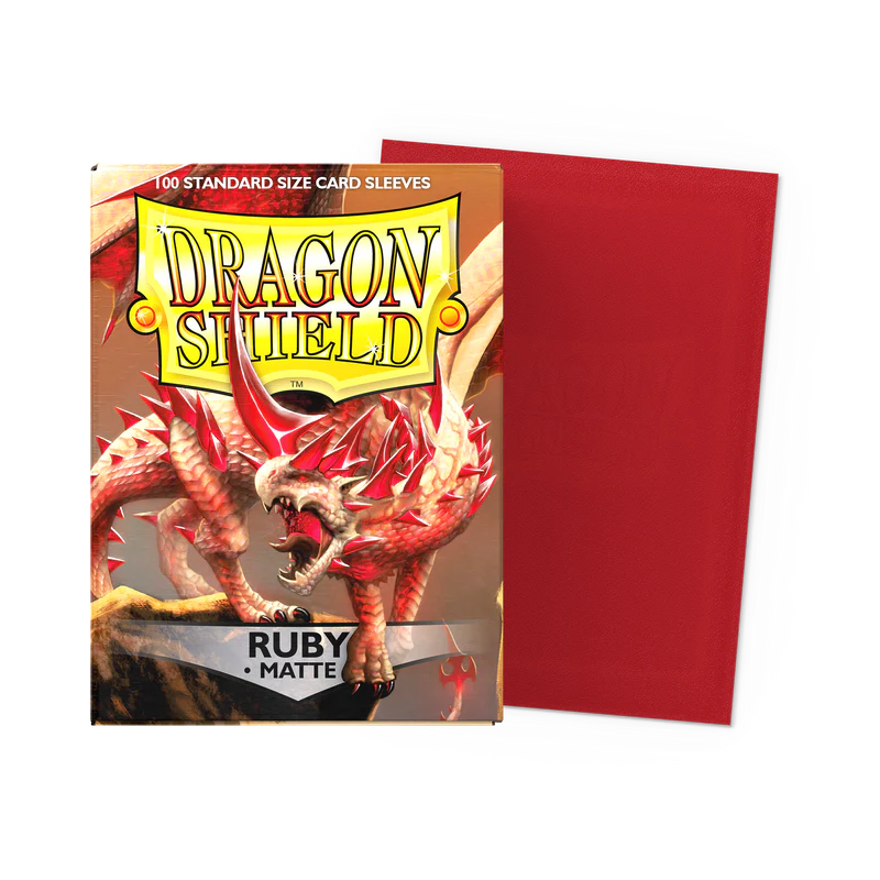 Dragon Shield Matte Ruby