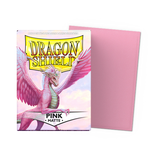 Dragon Shield – 100 ct taille standard – Rose mat