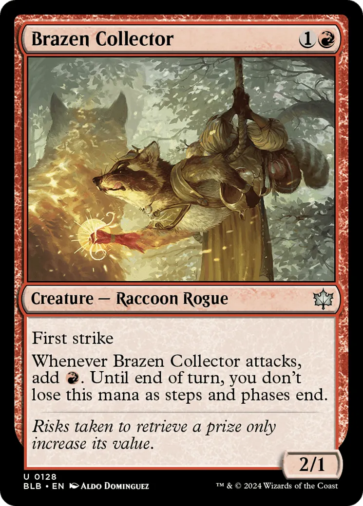 Brazen Collector (BLB-128) - [Bloomburrow] - Emmett's ToyStop