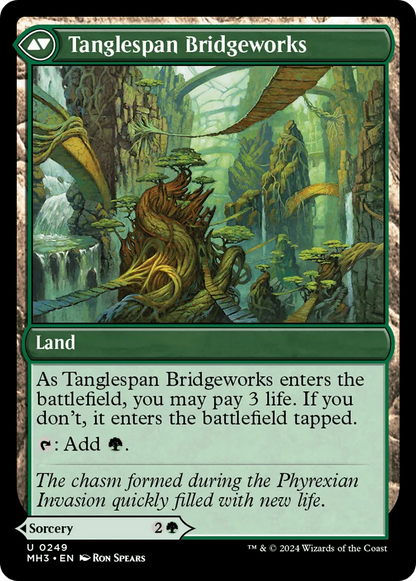 Bridgeworks Battle // Tanglespan Bridgeworks (MH3-249) - [Modern Horizons 3] Foil - Emmett's ToyStop