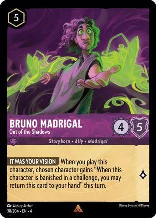 Bruno Madrigal - Out of the Shadows (38/204) Cold Foil - Ursulas Return - Emmett's ToyStop