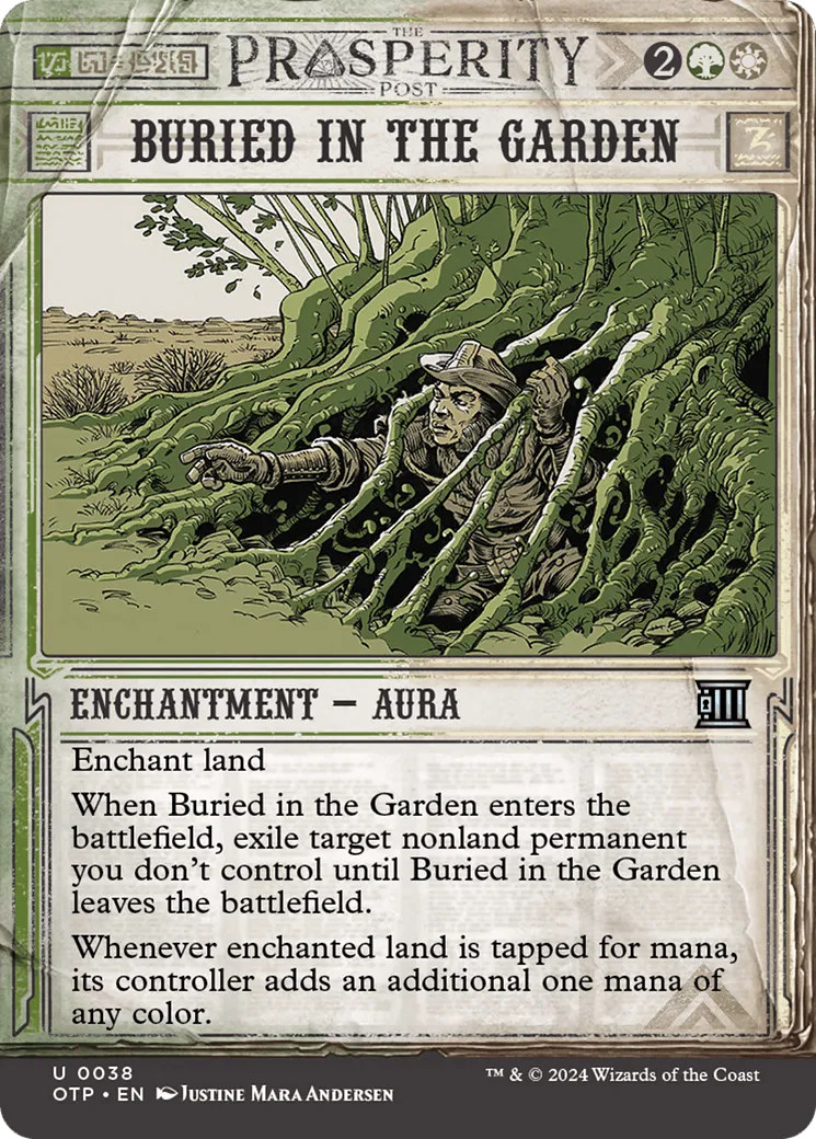 Buried in the Garden (OTP-038) - [Breaking News]: (Showcase) (Borderless) - Emmett's ToyStop