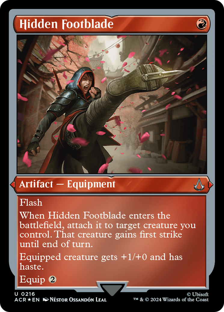 Hidden Footblade (ACR-216) - [Assassin's Creed] Etched Foil