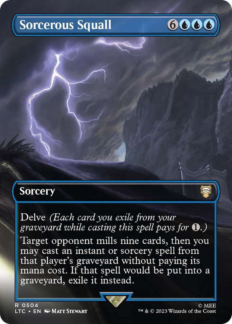 Sorcerous Squall (LTC-504) - [Tales of Middle-earth Commander] (Borderless)