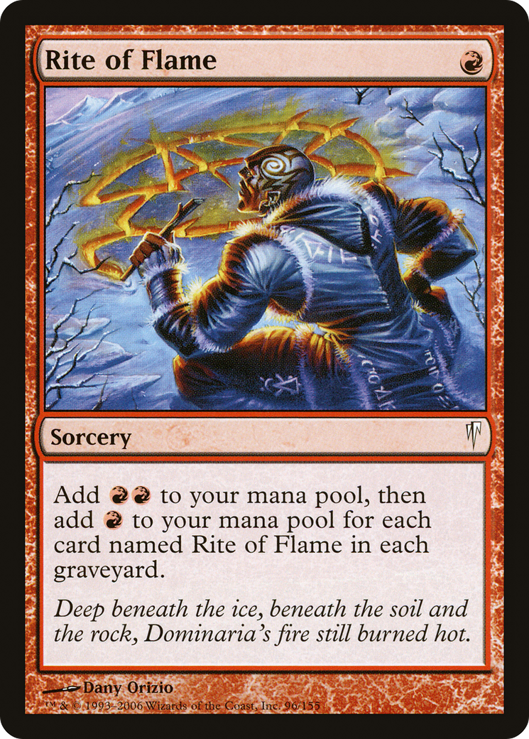 Rite of Flame (CSP-096) - [Coldsnap] Foil