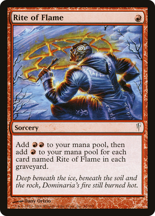 Rite of Flame (CSP-096) - [Coldsnap] Foil