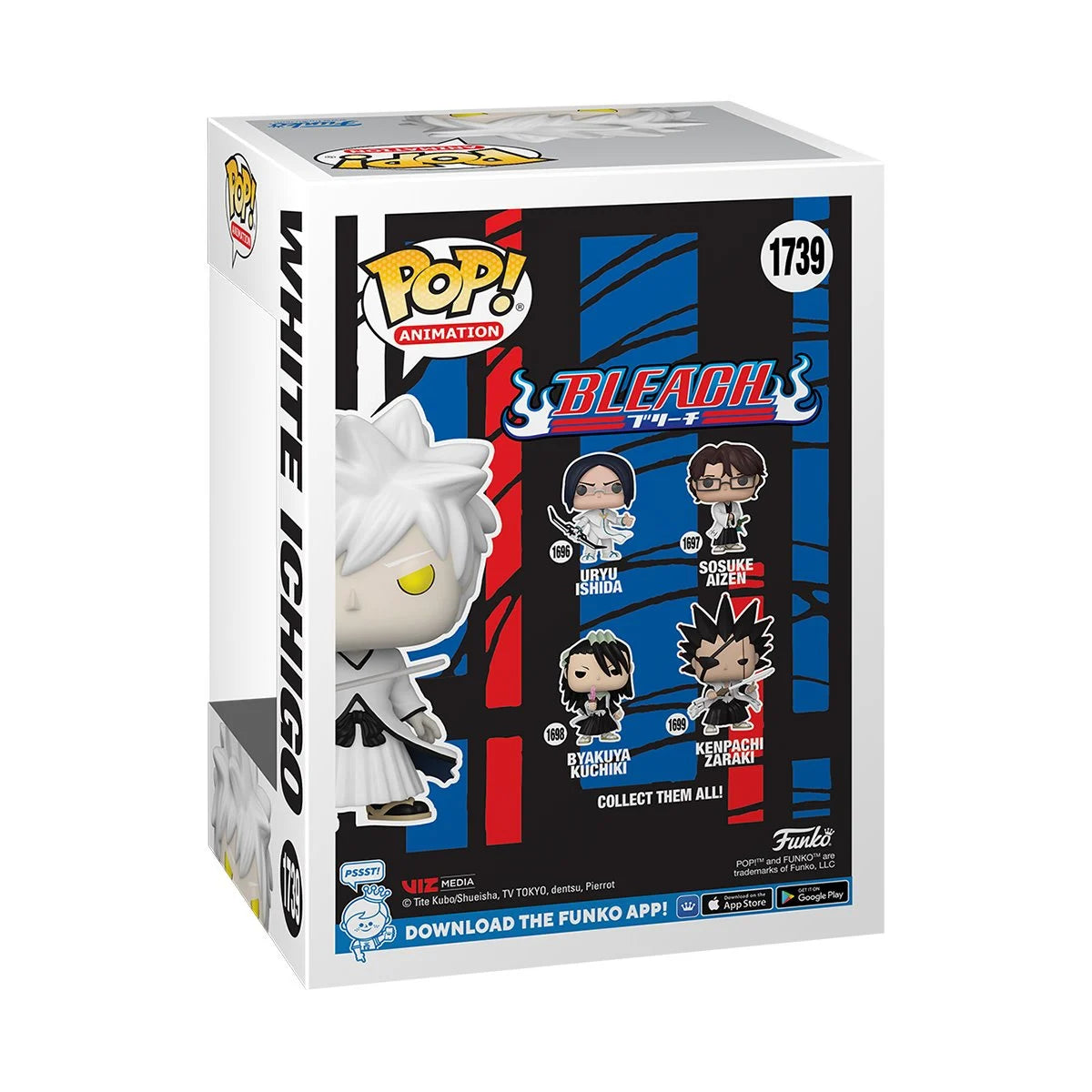 Bleach White Ichigo Kurosaki Funko POP! #1739 AAA Anime Exclusive