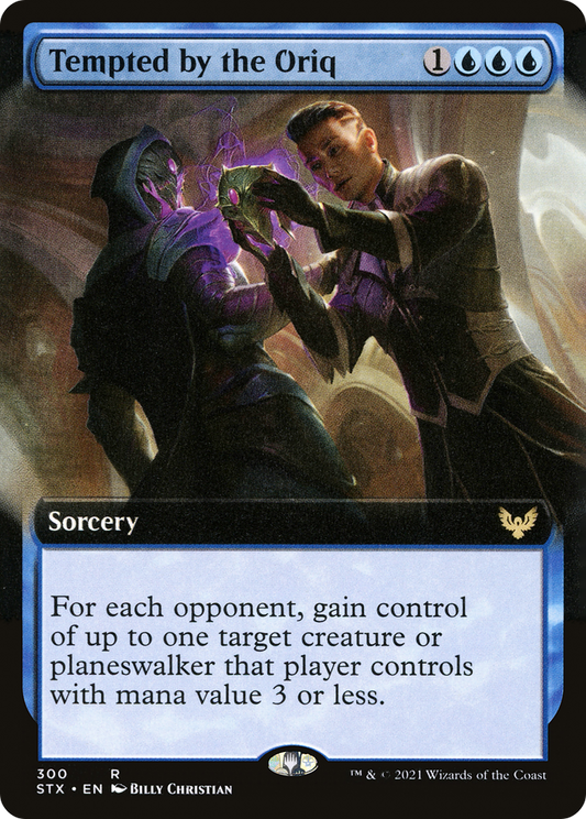 Tempted by the Oriq (STX-300) - [Strixhaven: School of Mages]: (Extended Art)
