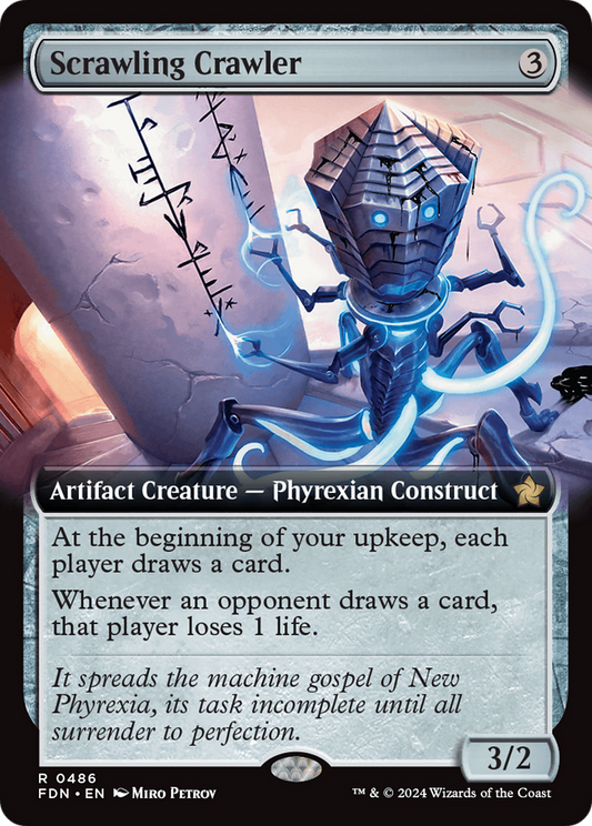 Scrawling Crawler (FDN-486) - [Foundations]: (Extended Art) Foil